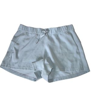 Baby blue on the fly lululemon shorts size 14
